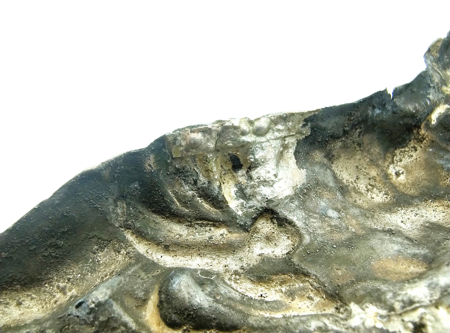 Silberkorpus auf Holzkreuz, 18. Jahrhundert
