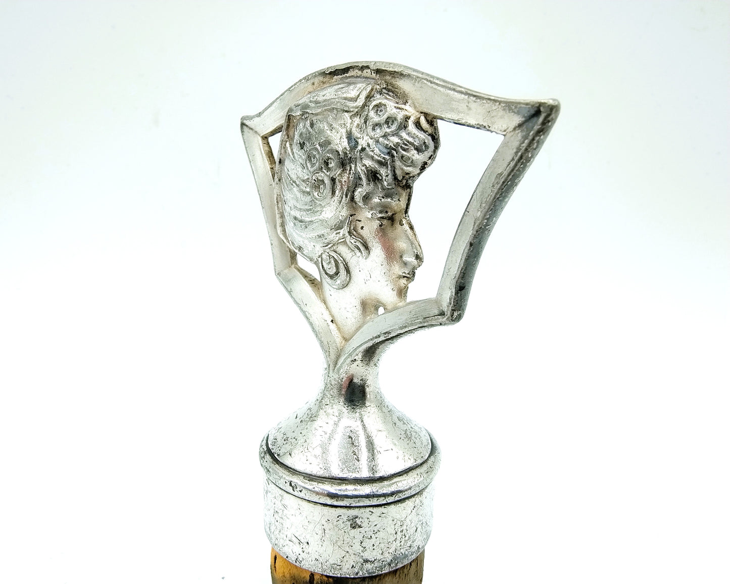 Art Deco silver decorative cork, 20th century