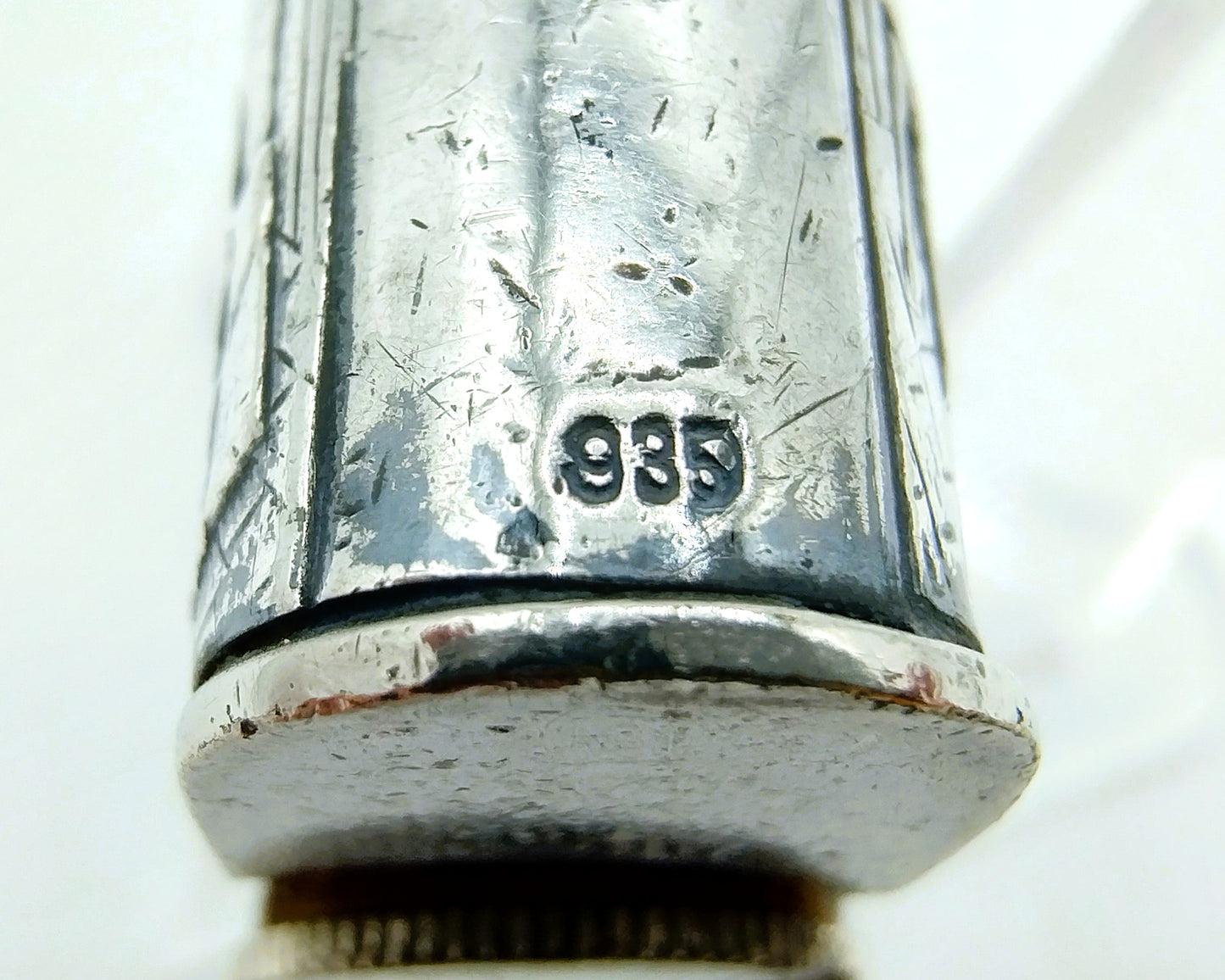 Zilveren aansteker, oud Hollandse afbeelding, 835