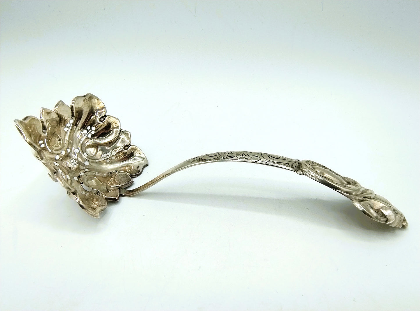 Zilveren strooilepel, J.L. Kroymans, Oss / Schijndel, ca. 1850
