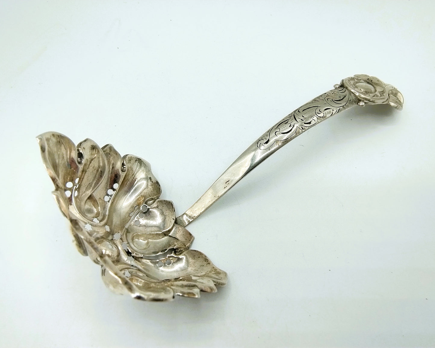 Zilveren strooilepel, J.L. Kroymans, Oss / Schijndel, ca. 1850