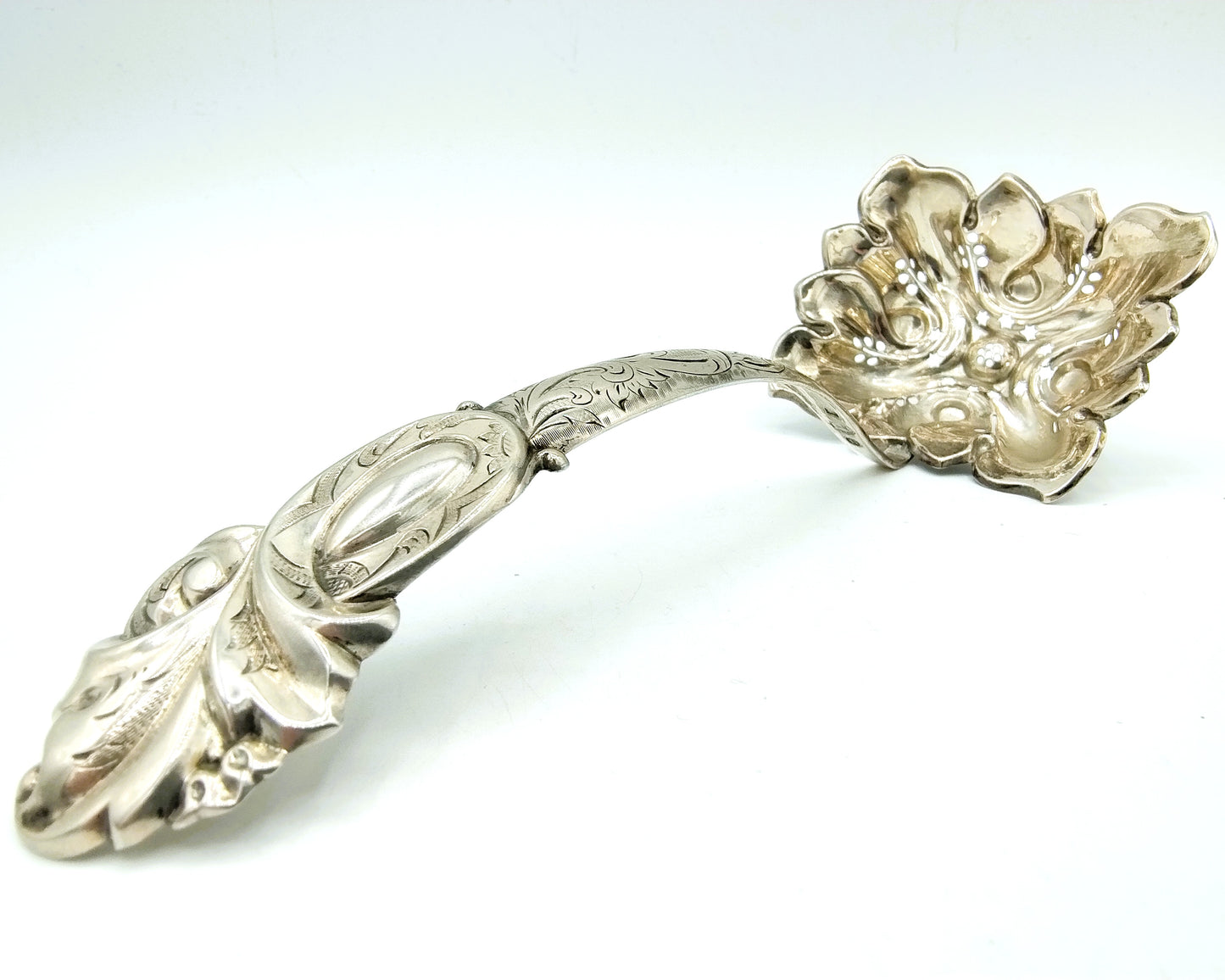 Zilveren strooilepel, J.L. Kroymans, Oss / Schijndel, ca. 1850
