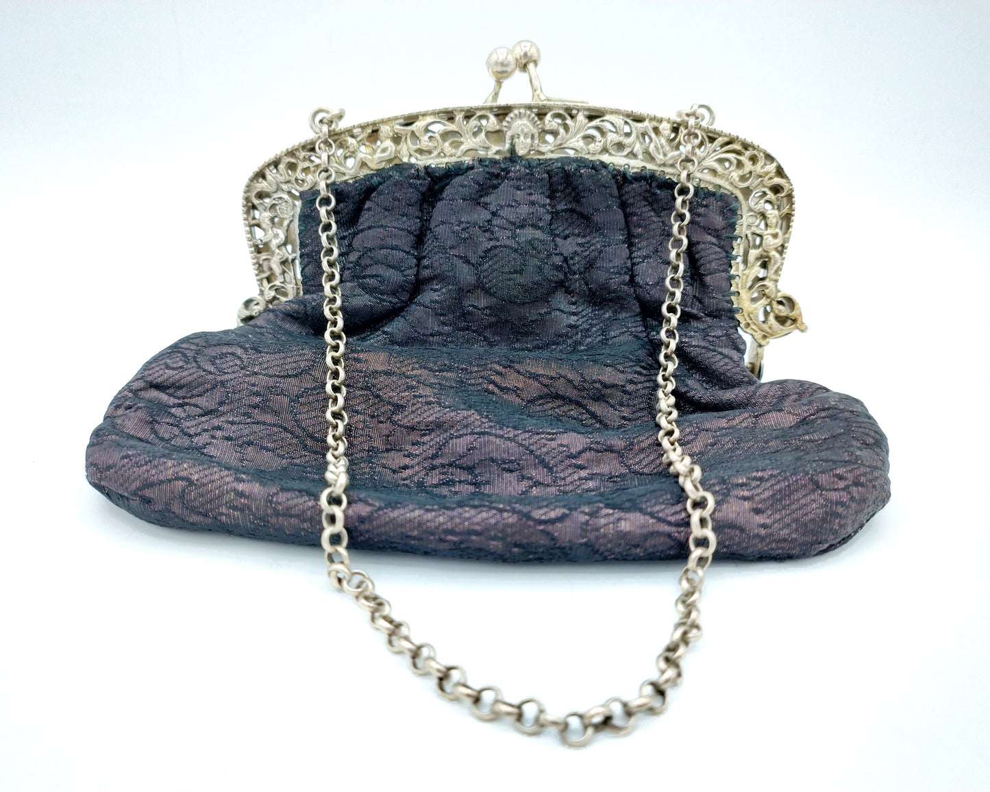 Silver bag clasp, Rietveld Brothers, Schoonhoven, 1916