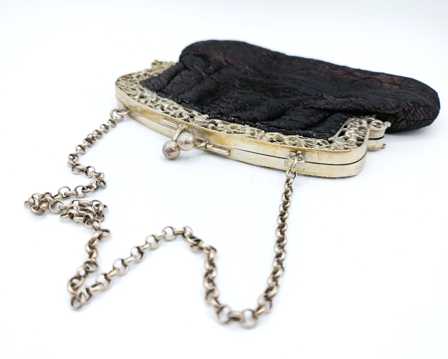 Silver bag clasp, Rietveld Brothers, Schoonhoven, 1916