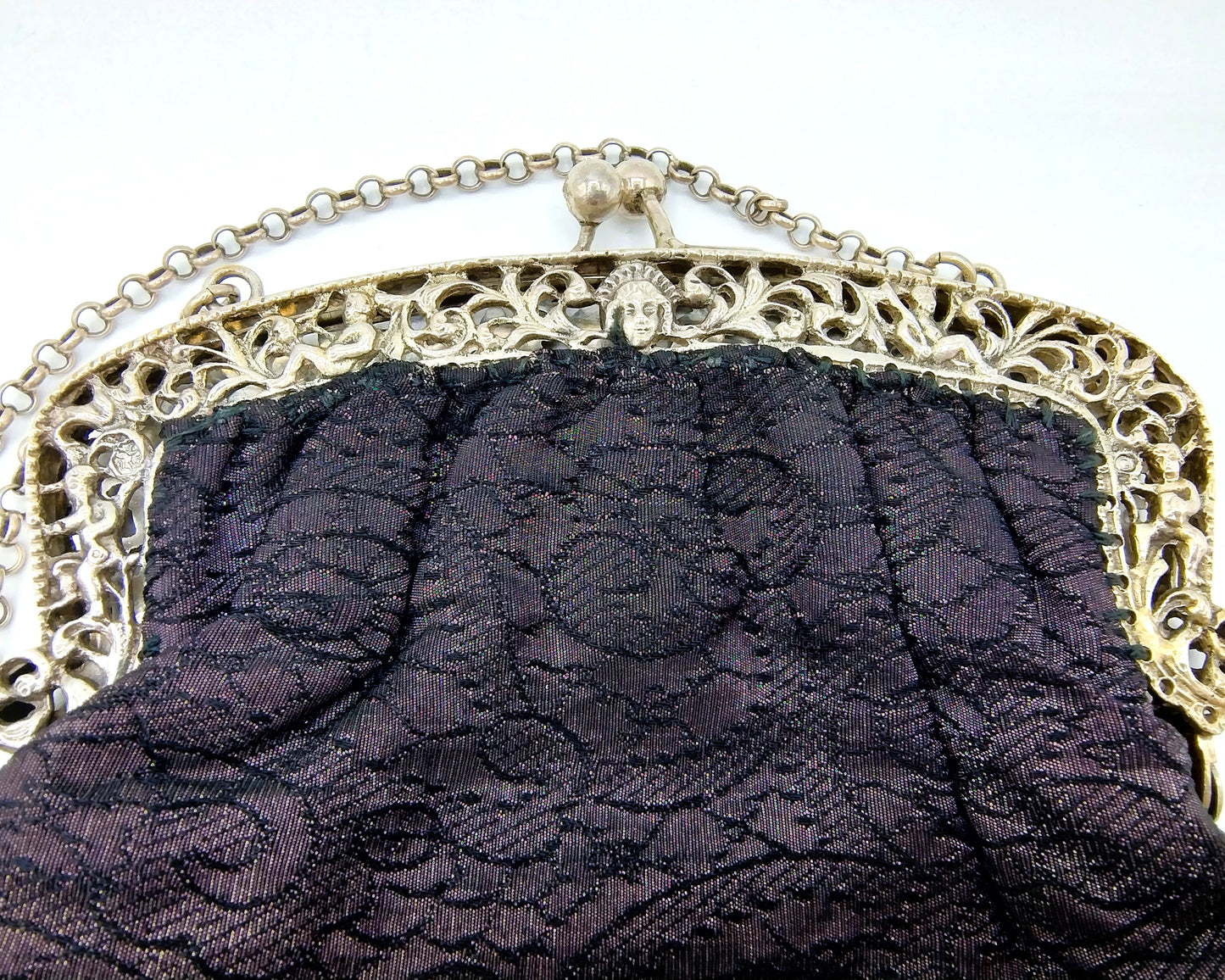 Silver bag clasp, Rietveld Brothers, Schoonhoven, 1916