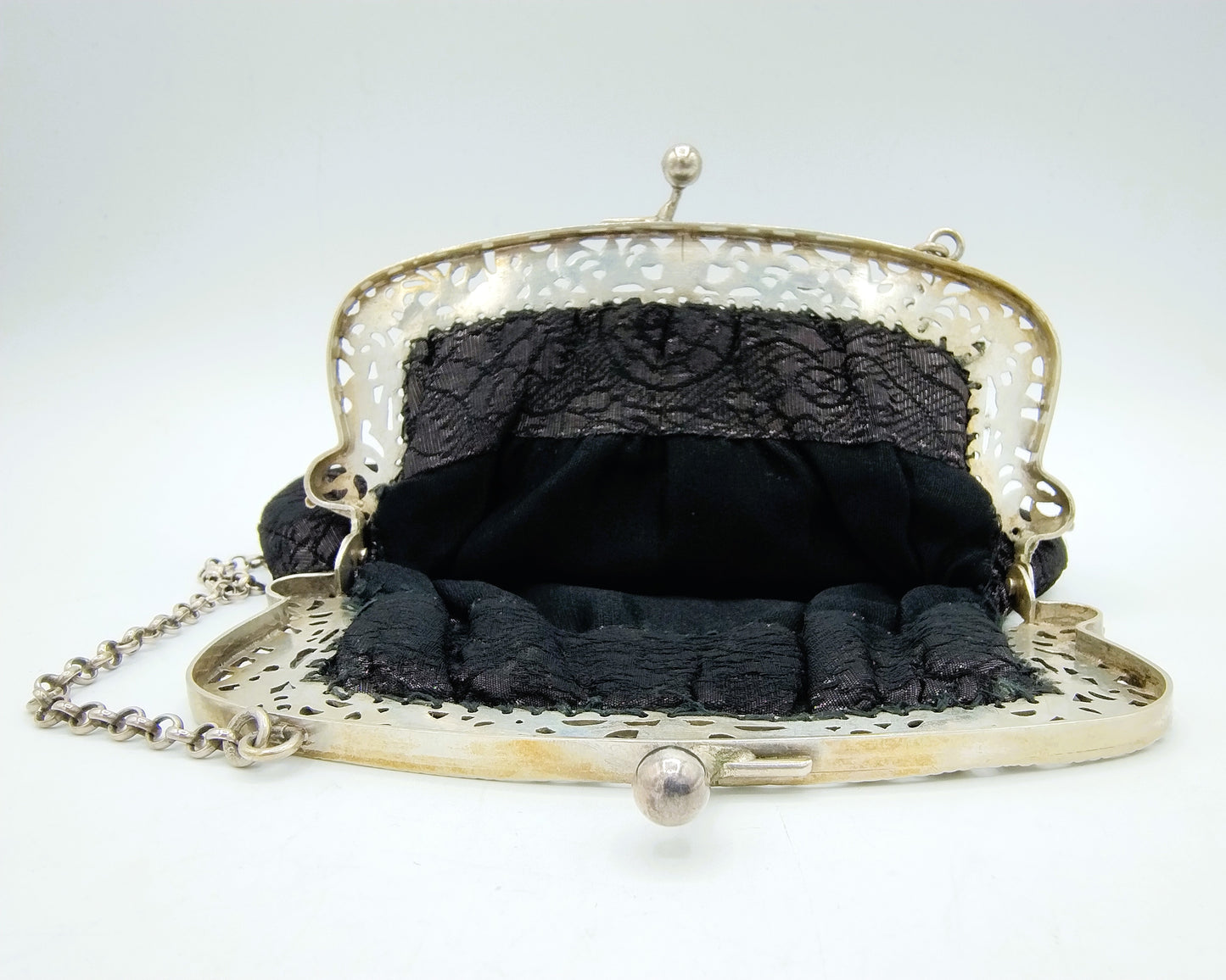 Silver bag clasp, Rietveld Brothers, Schoonhoven, 1916