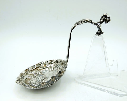 Zilveren roomlepel, H. Finck / Norden / Duitsland, 19e eeuws