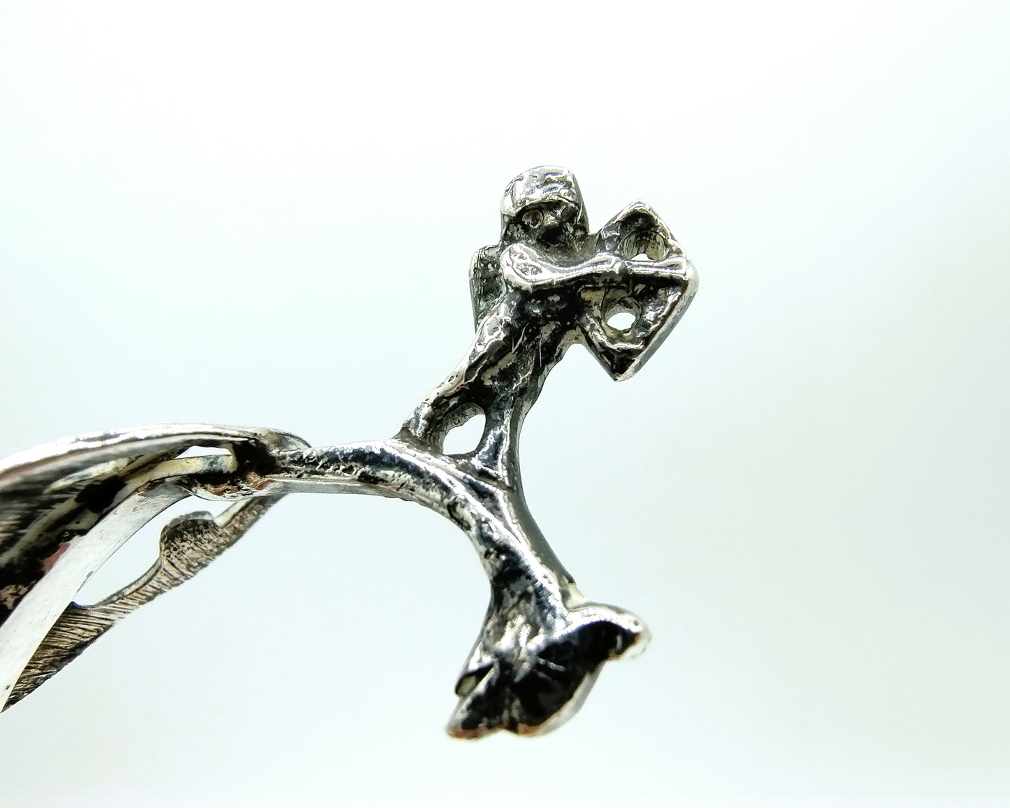 Silver cream spoon, HW Schut, Leeuwarden, 1809