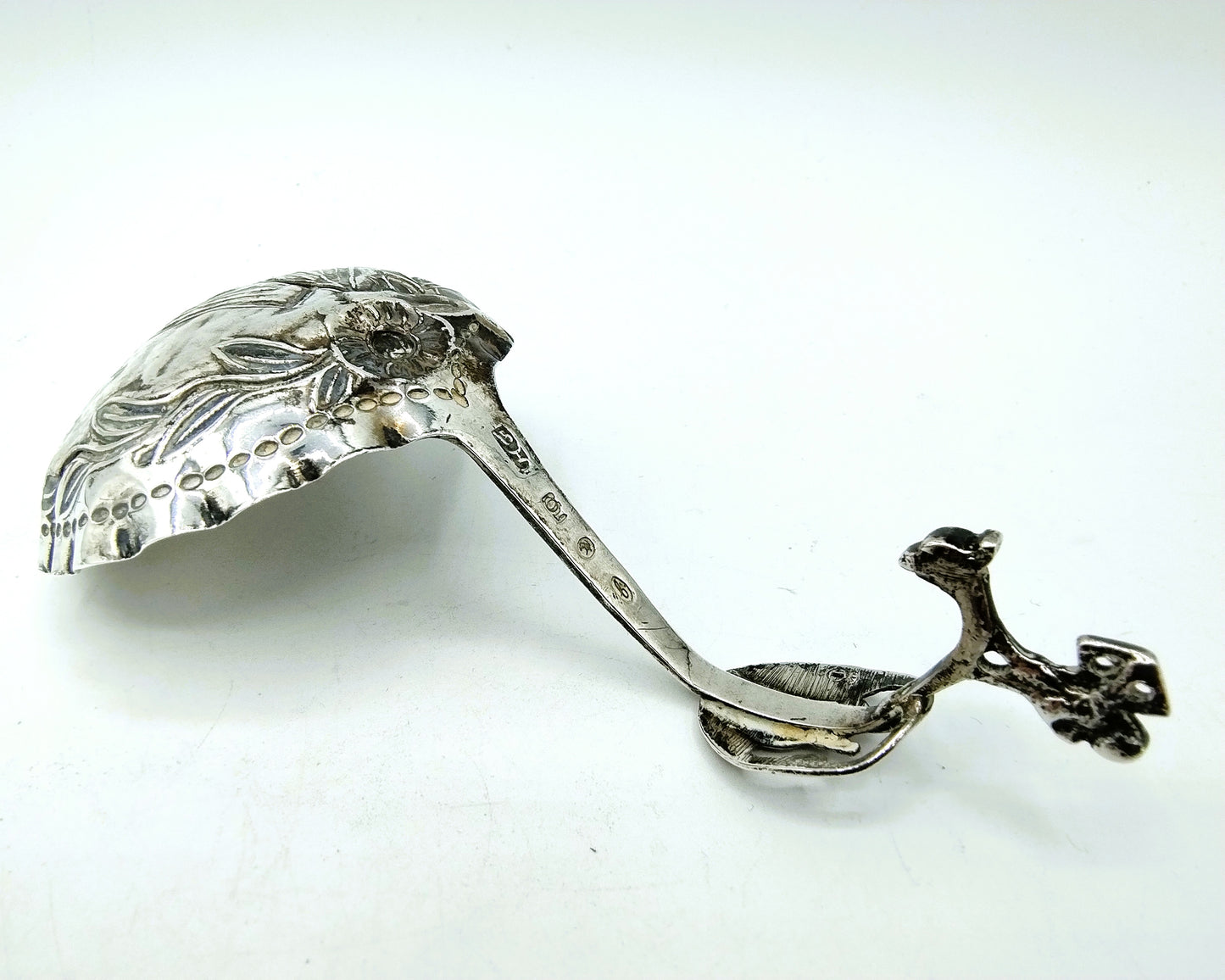 Silver cream spoon, HW Schut, Leeuwarden, 1809