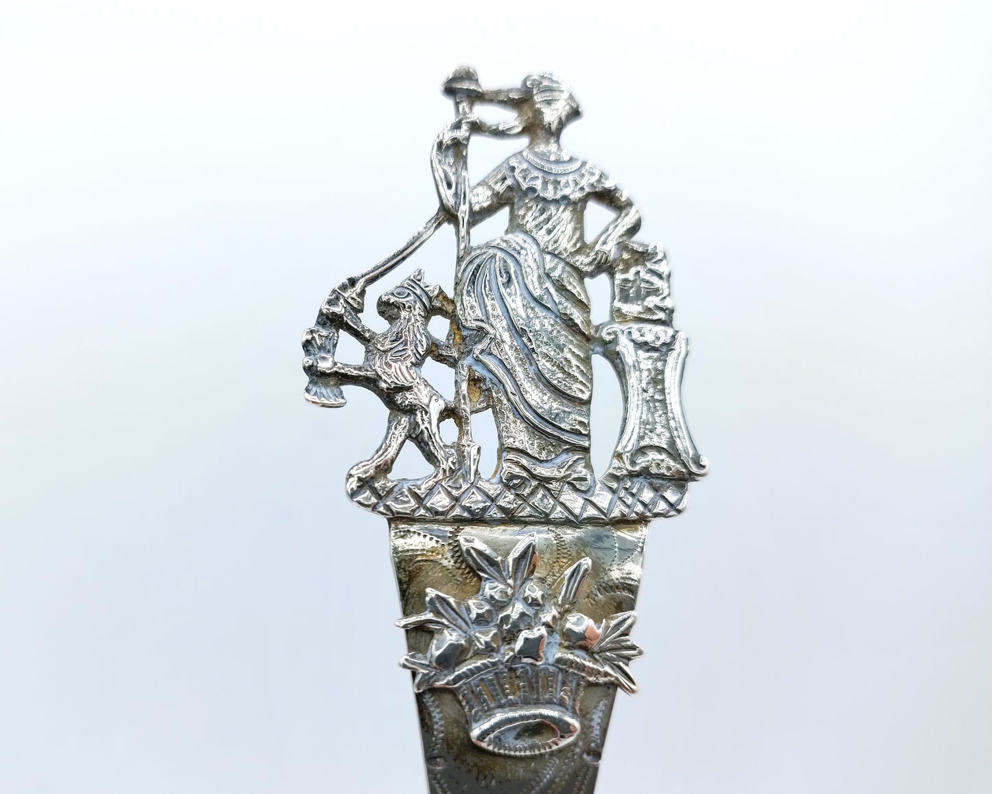 Zilveren geboortelepel, J.P. Fennema, Bolsward, 1848