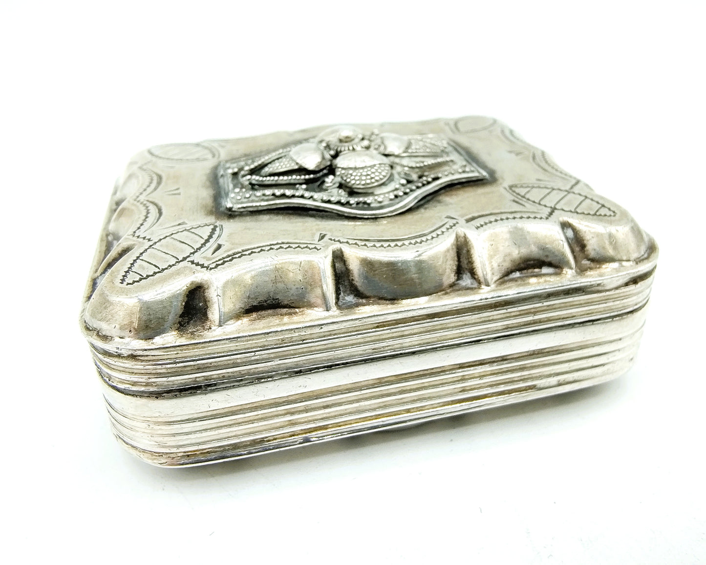 Zilveren pepermuntdoosje, van der Meulen, Joure, 1973