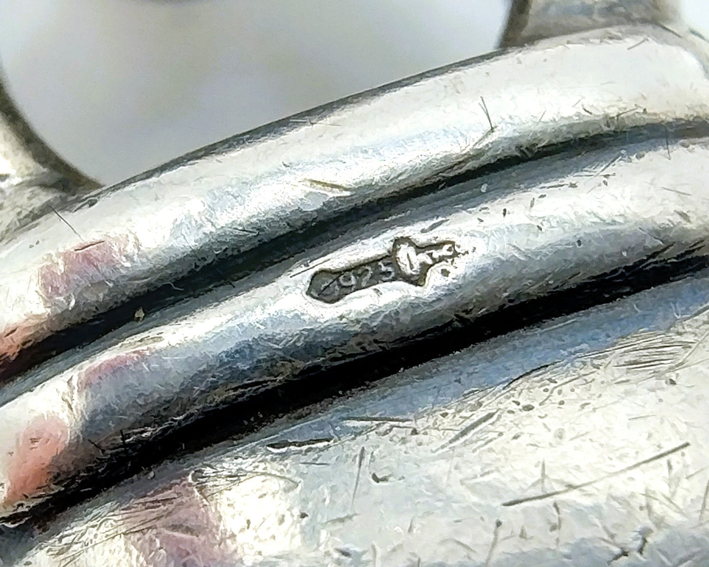 Zilveren grove jasseron armband met grote sluiting, 925