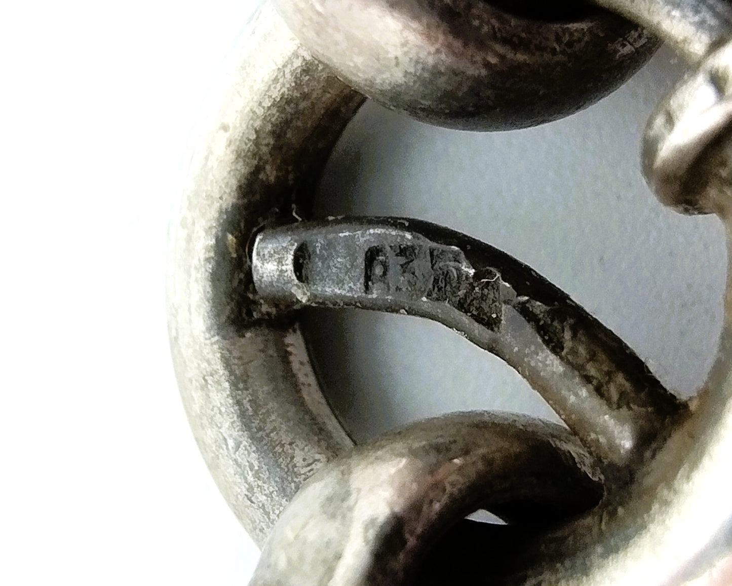 Silver jasseron chain, 835