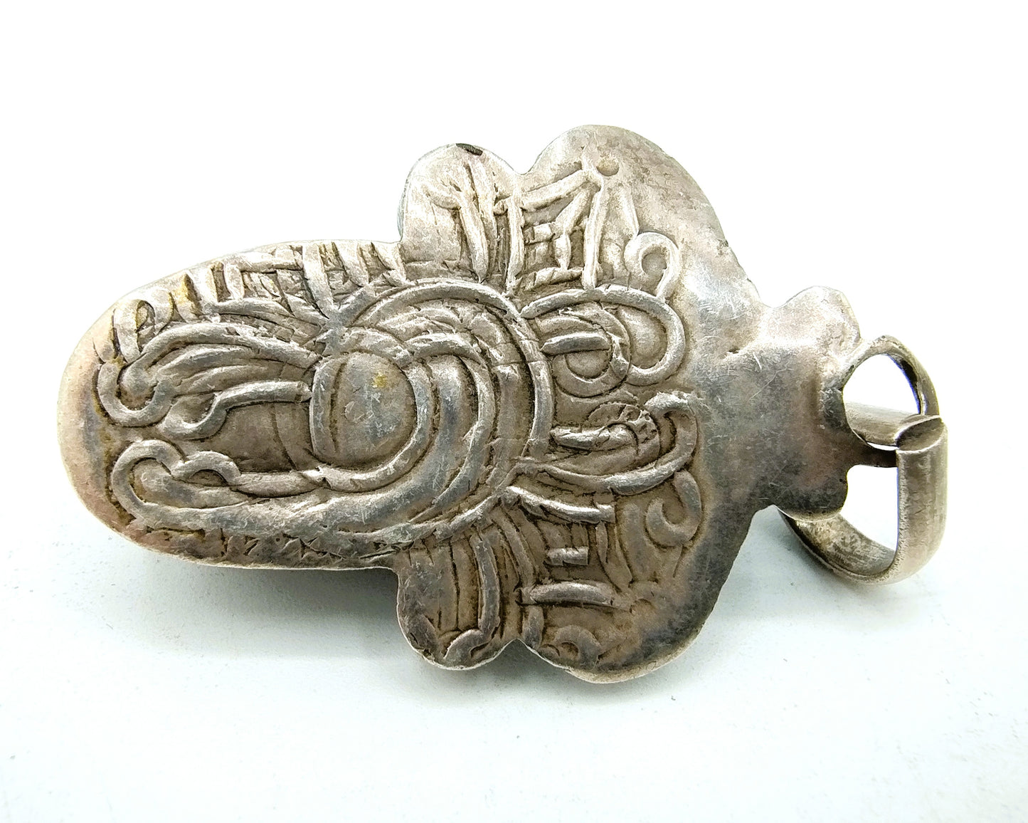 Zilveren Navajo hanger met turkoois en koraal, 925
