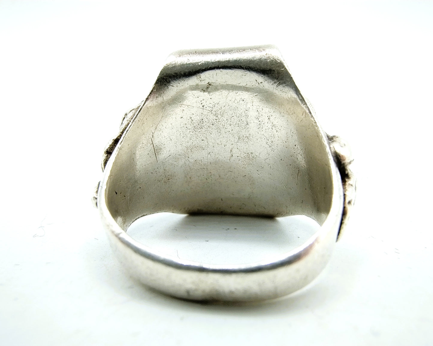 Zilveren herenring met Onyx, 925