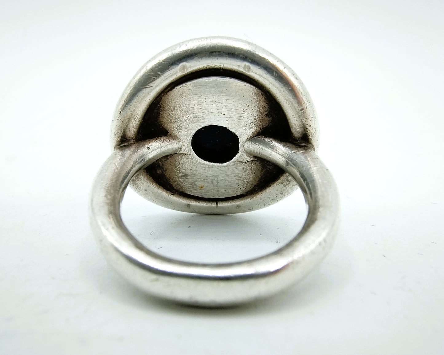 Silver ring with lapis lazuli, 17.5 mm