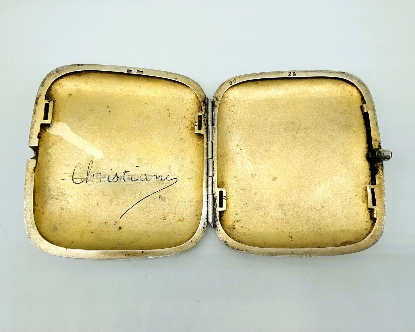 Zilveren sigarettendoos, L. Kuppenheim, Pforzheim, ca. 1910
