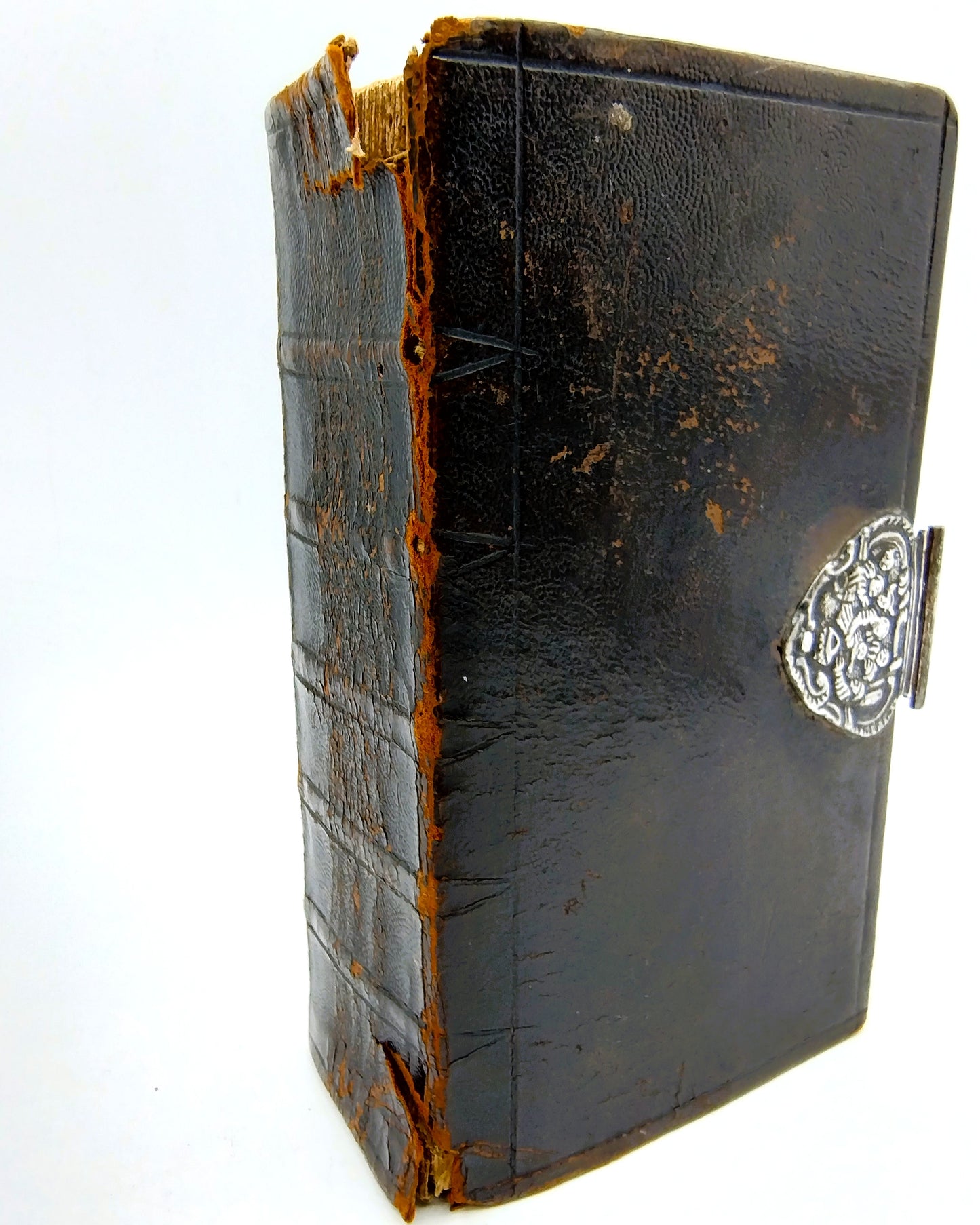 Bibel mit Silberschloss, JJ Jonker aus Meppel, 19. Jahrhundert