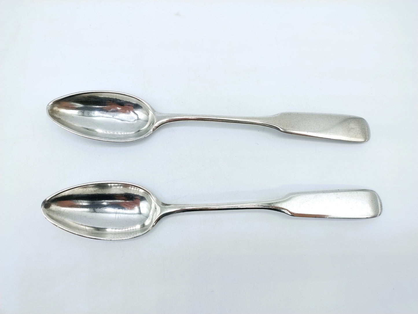 2 Zilveren lepels, Blich, Krakow, 1856