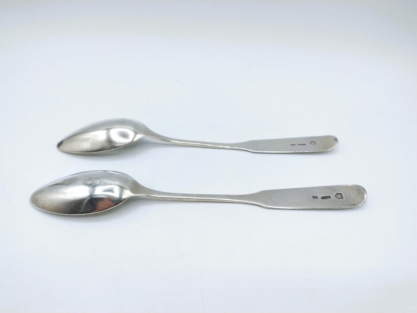 2 Zilveren lepels, Blich, Krakow, 1856