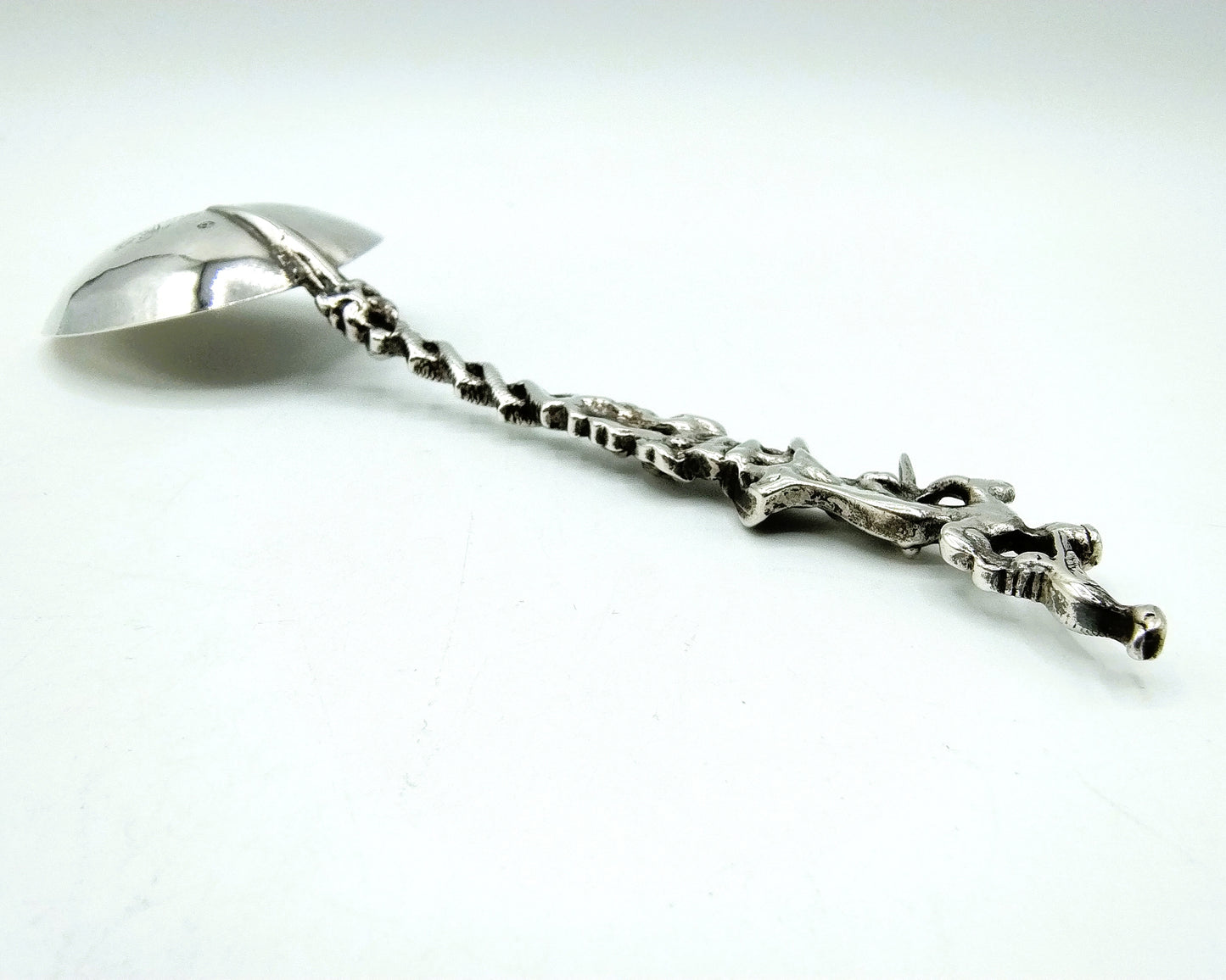 Silver occasional spoon, H. van Manen, Sneek (?), 18th century