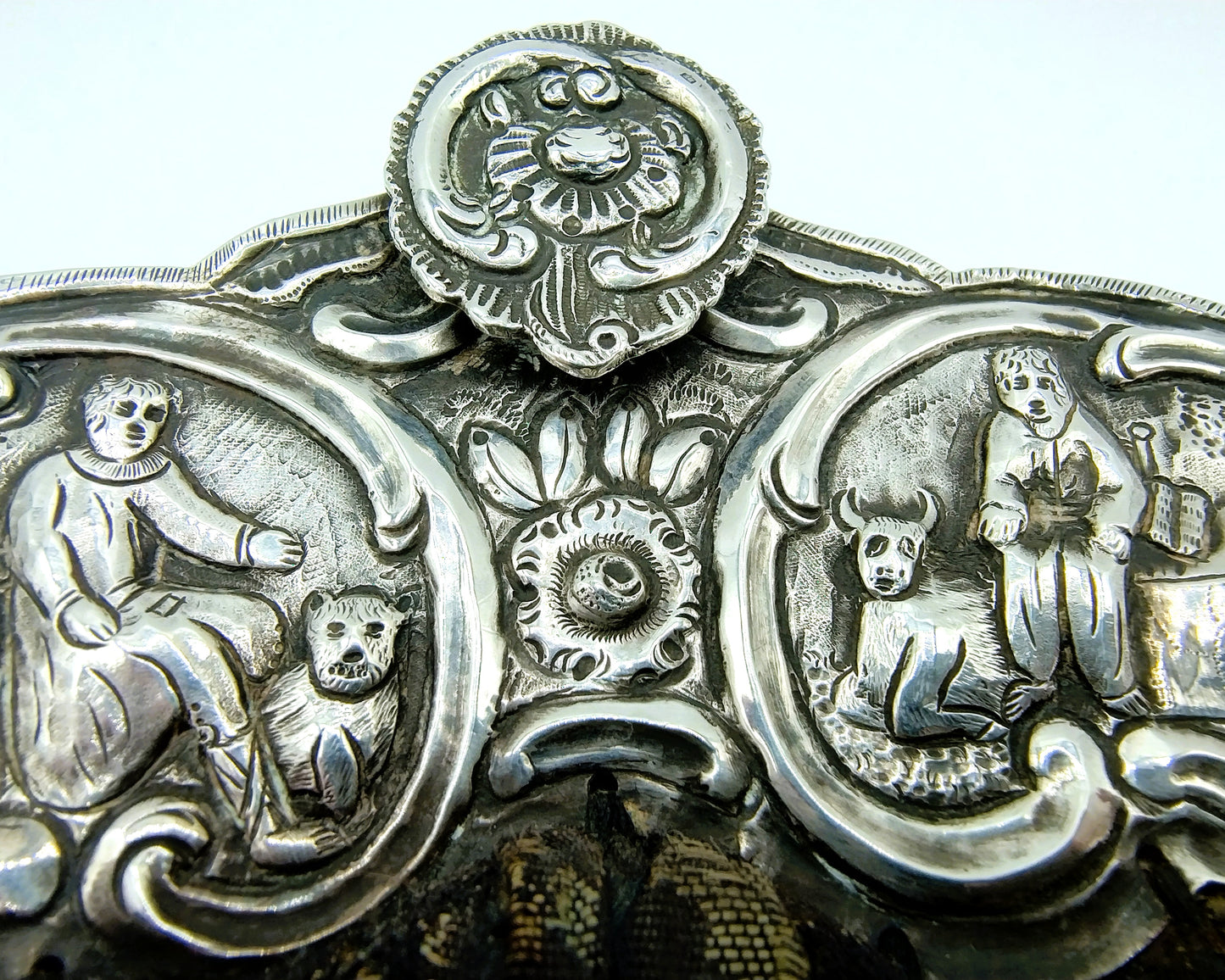 Silver purse clasp, Jan Rienstra, Sneek, 1799