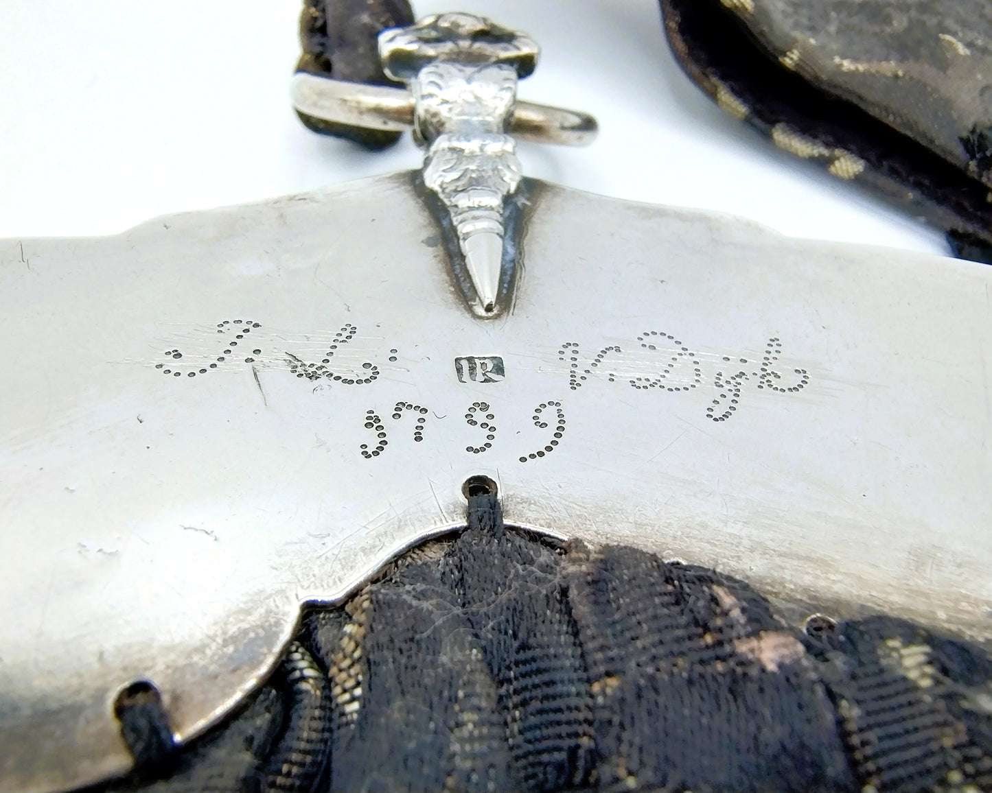 Silver purse clasp, Jan Rienstra, Sneek, 1799