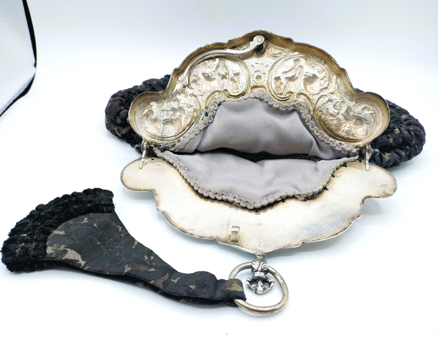Silver purse clasp, Jan Rienstra, Sneek, 1799