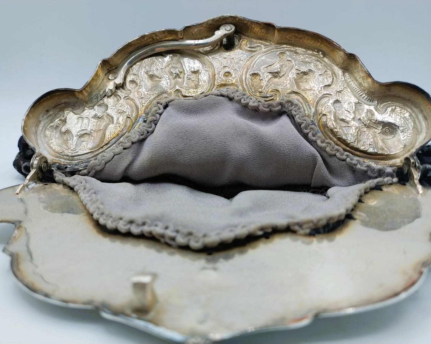 Silver purse clasp, Jan Rienstra, Sneek, 1799