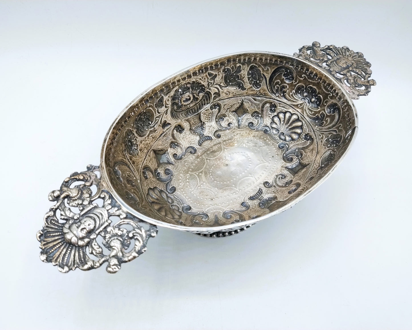 Silberne Schnapsschale, H. van Manen, Sneek, 1782