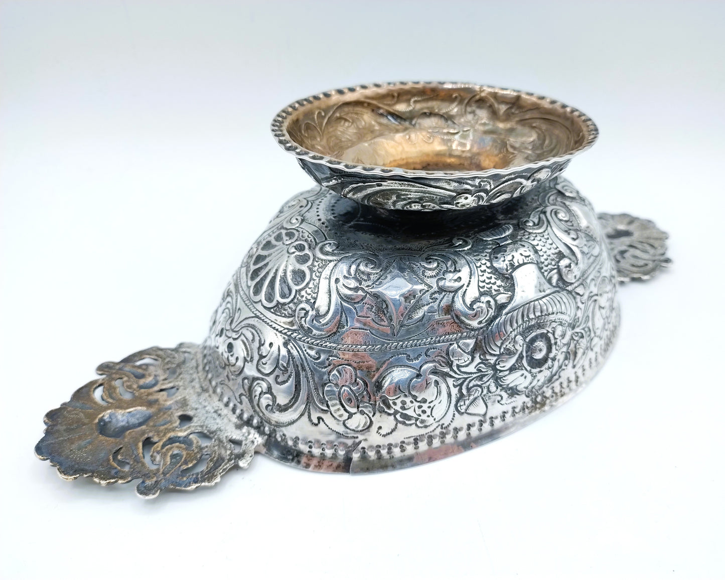 Silberne Schnapsschale, H. van Manen, Sneek, 1782