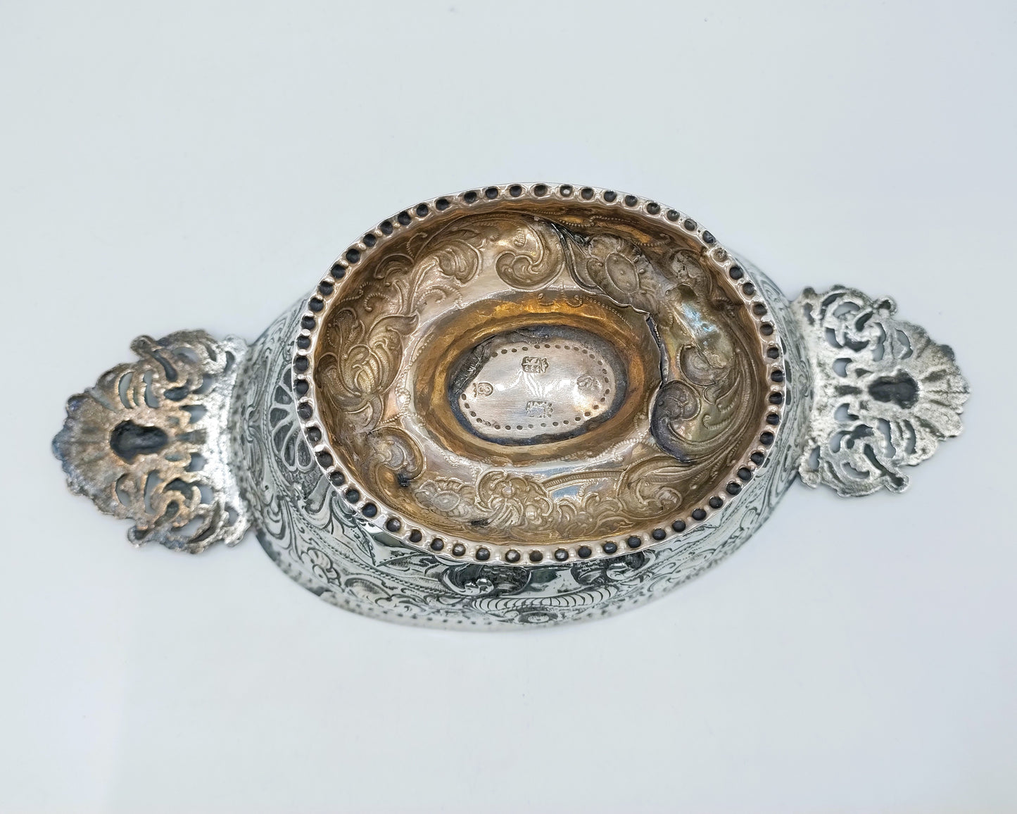 Silberne Schnapsschale, H. van Manen, Sneek, 1782