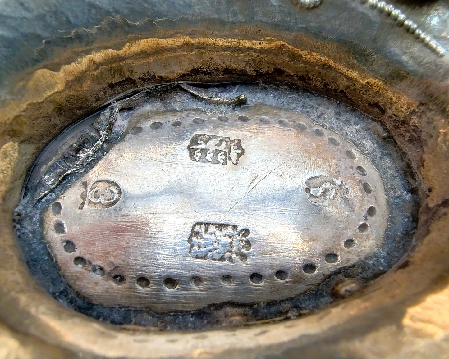 Silberne Schnapsschale, H. van Manen, Sneek, 1782