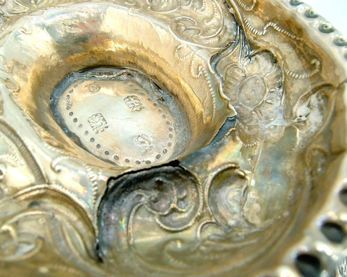 Silberne Schnapsschale, H. van Manen, Sneek, 1782