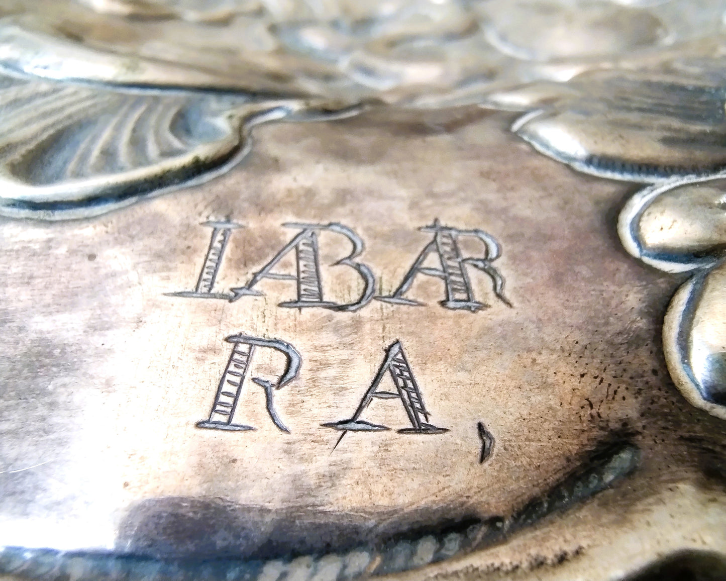 Zilveren schaal, F. A. Gonzalez de Lanciego, Logrono, Spanje, 18e eeuws