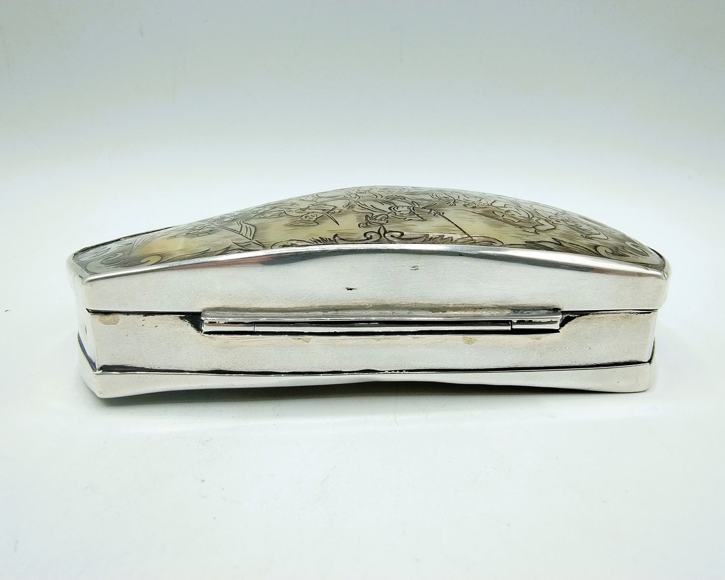 Silver tobacco box, The Hague, 19th century