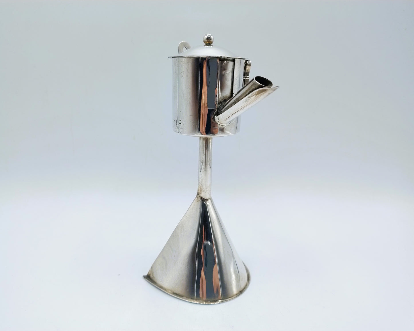 Zilveren miniatuur snotneus, groot model, 1919
