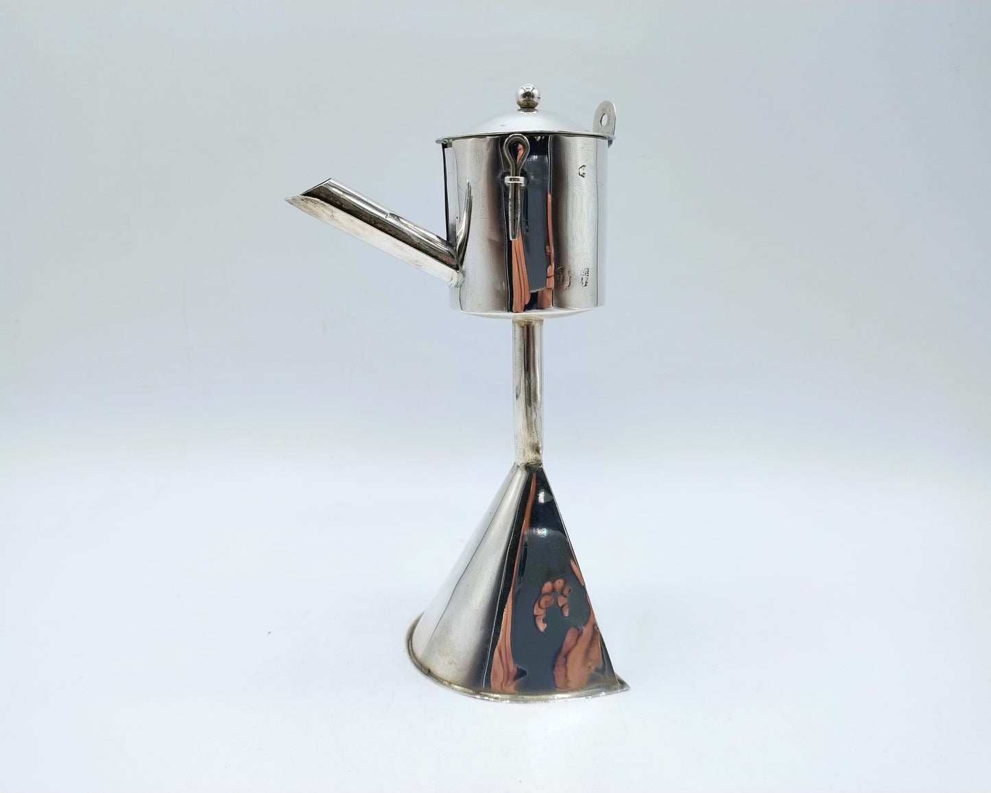 Zilveren miniatuur snotneus, groot model, 1919