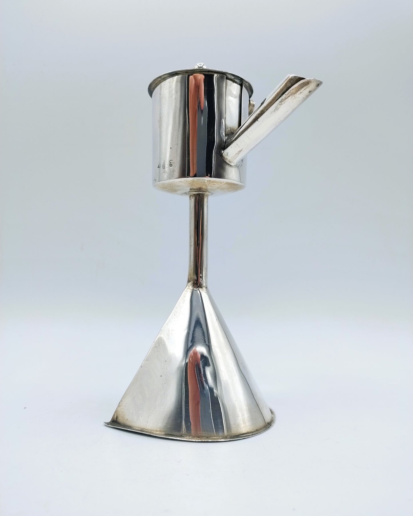 Zilveren miniatuur snotneus, groot model, 1919