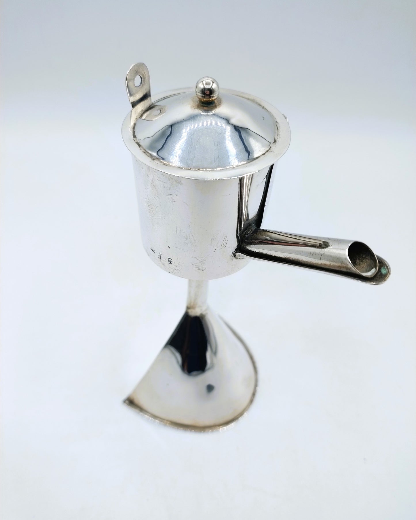 Zilveren miniatuur snotneus, groot model, 1919