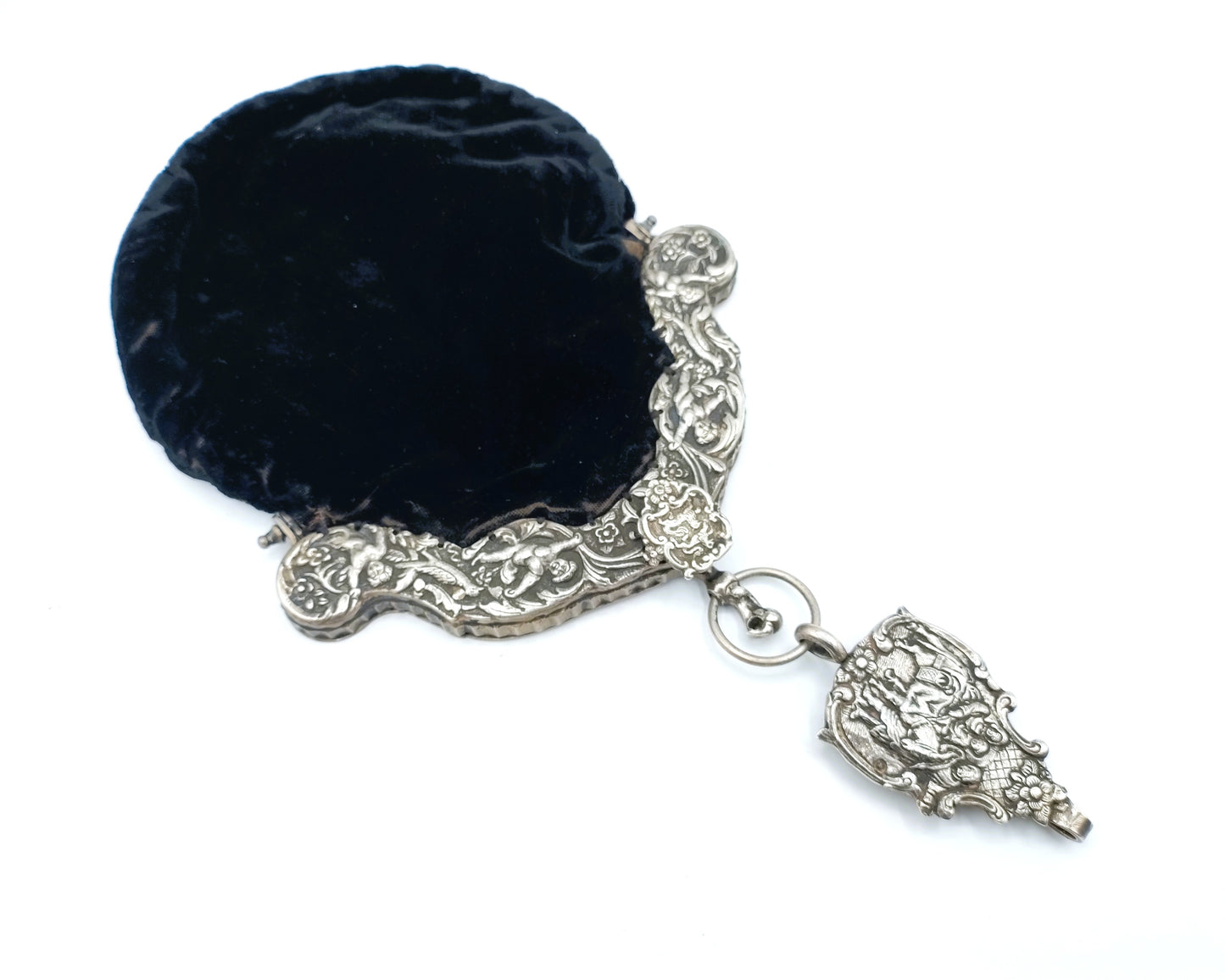 Silver purse clasp, A. de Groot-Boersma, Sneek, 1892