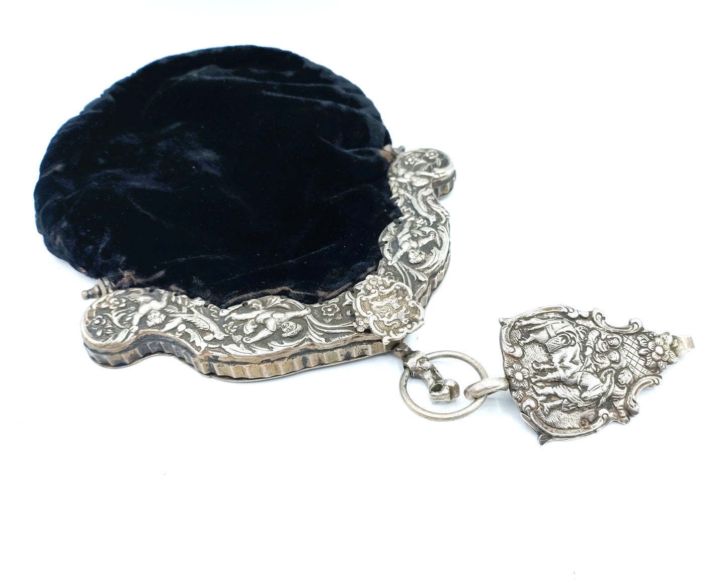 Silver purse clasp, A. de Groot-Boersma, Sneek, 1892