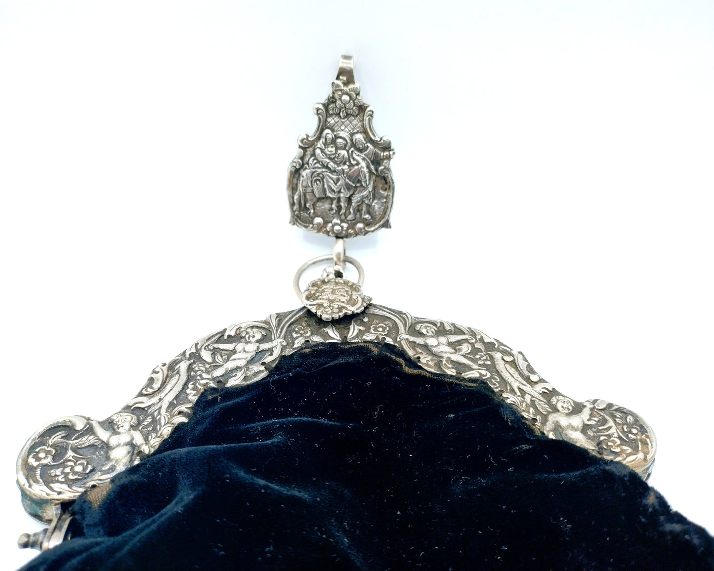 Silver purse clasp, A. de Groot-Boersma, Sneek, 1892