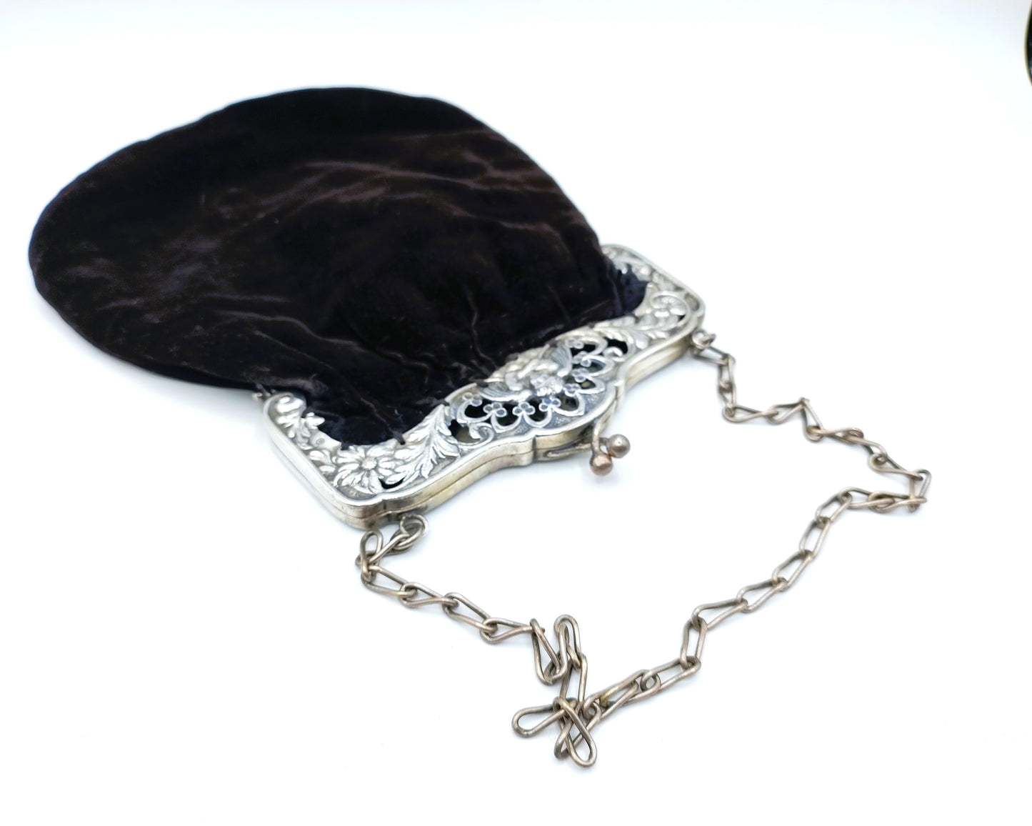 Silver bag clasp, W. Brehm, Heusden, Schoonhoven, 1916