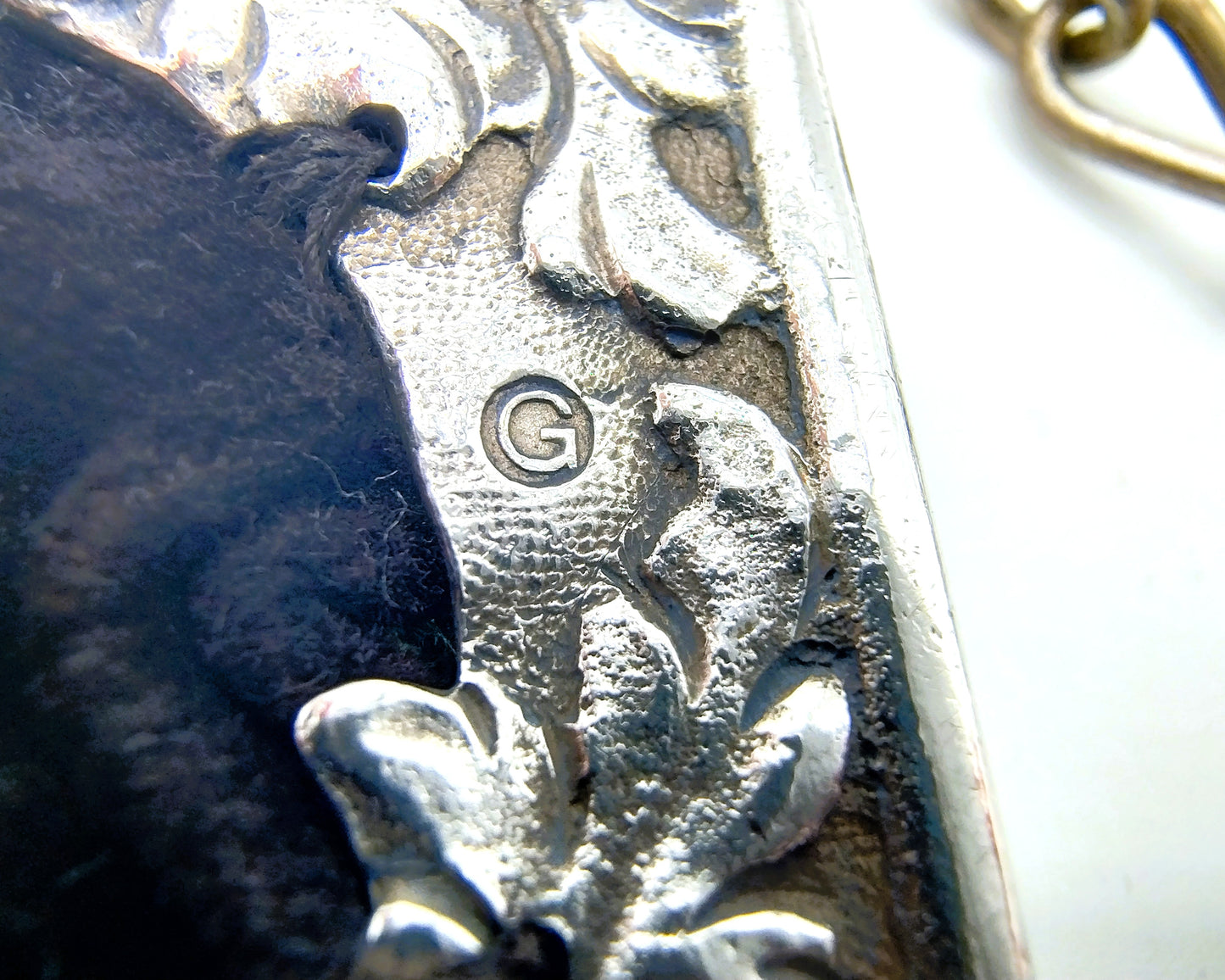 Silver bag clasp, W. Brehm, Heusden, Schoonhoven, 1916
