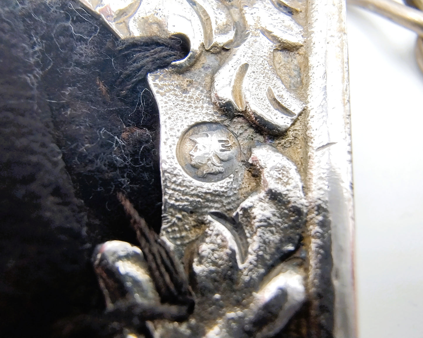 Silver bag clasp, W. Brehm, Heusden, Schoonhoven, 1916