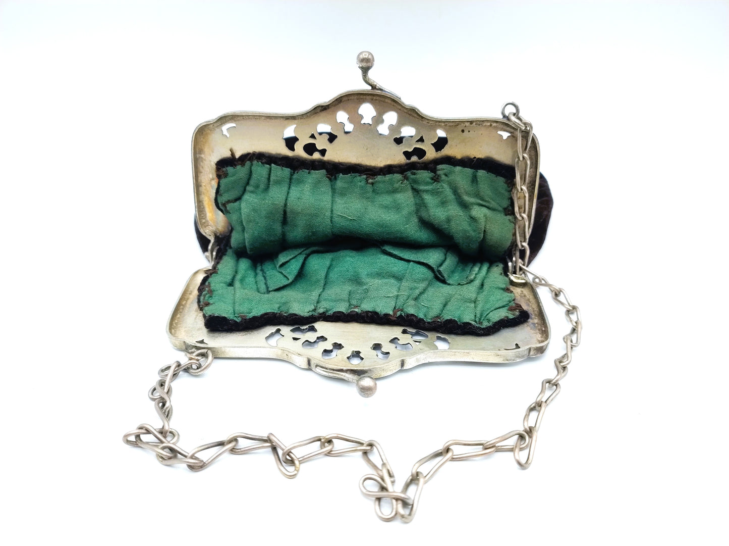 Silver bag clasp, W. Brehm, Heusden, Schoonhoven, 1916