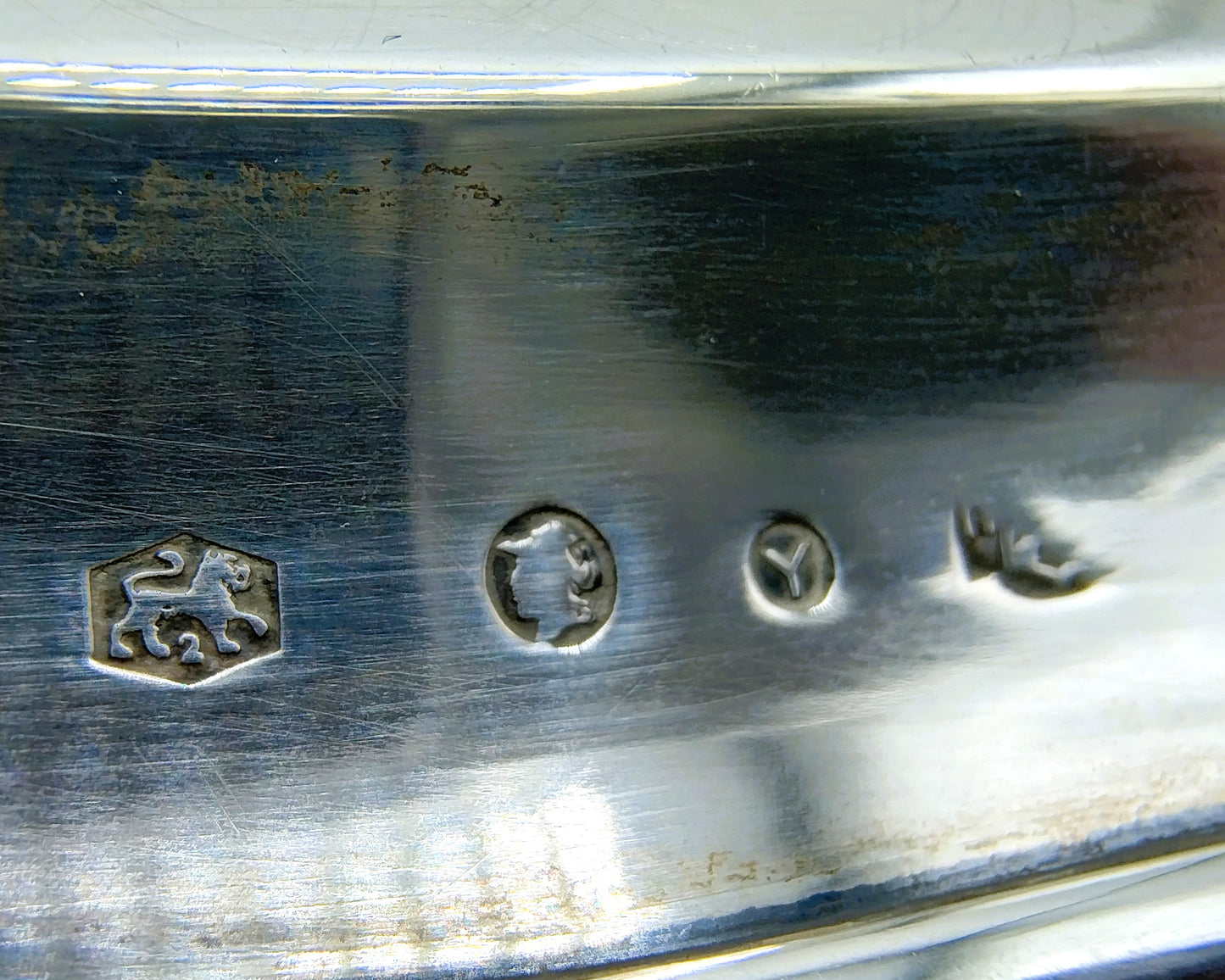 3-piece silver cream set, Fa. Begeer, Utrecht, 20th century