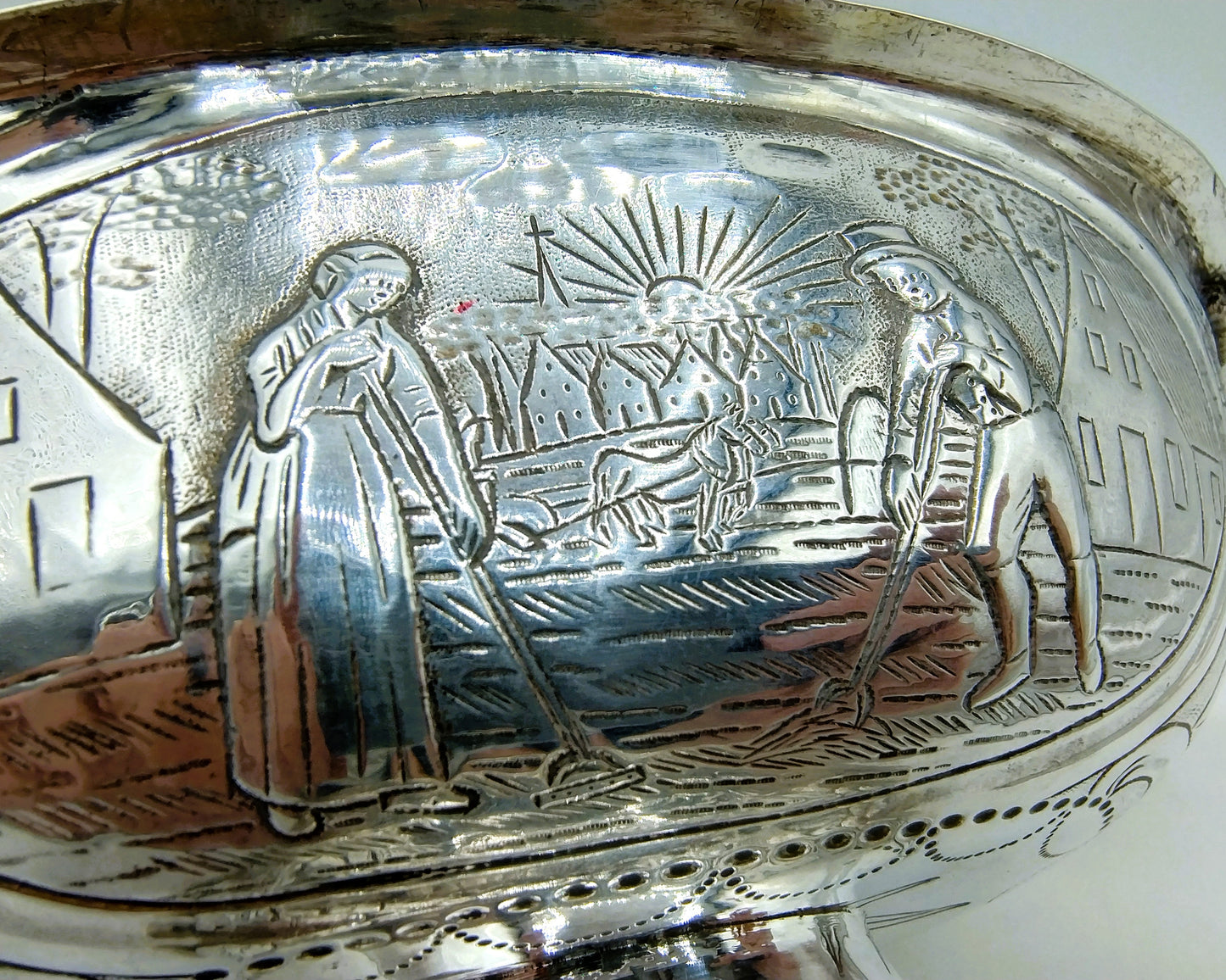 Silberne Schnapsschale, P. Schmidt, Leeuwarden, 1817