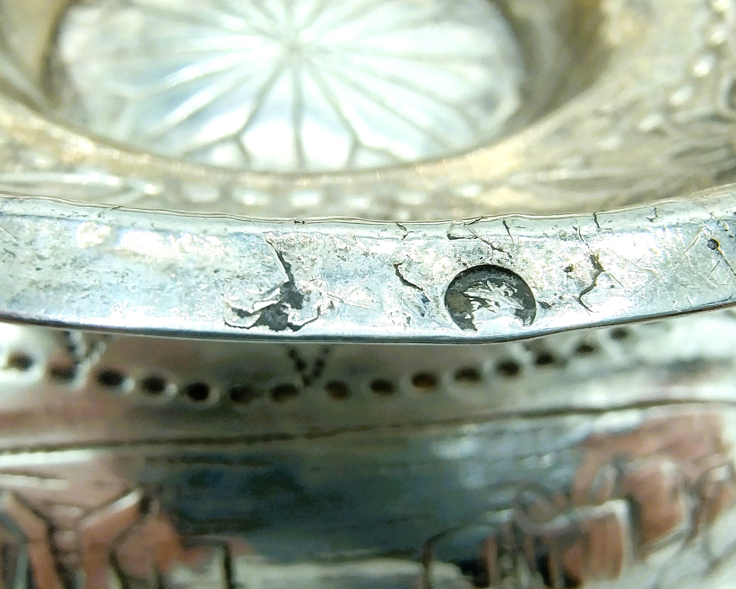 Silberne Schnapsschale, P. Schmidt, Leeuwarden, 1817